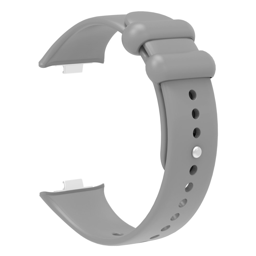 Bracelet en silicone pour Xiaomi Smart Band 8 Pro, Gris