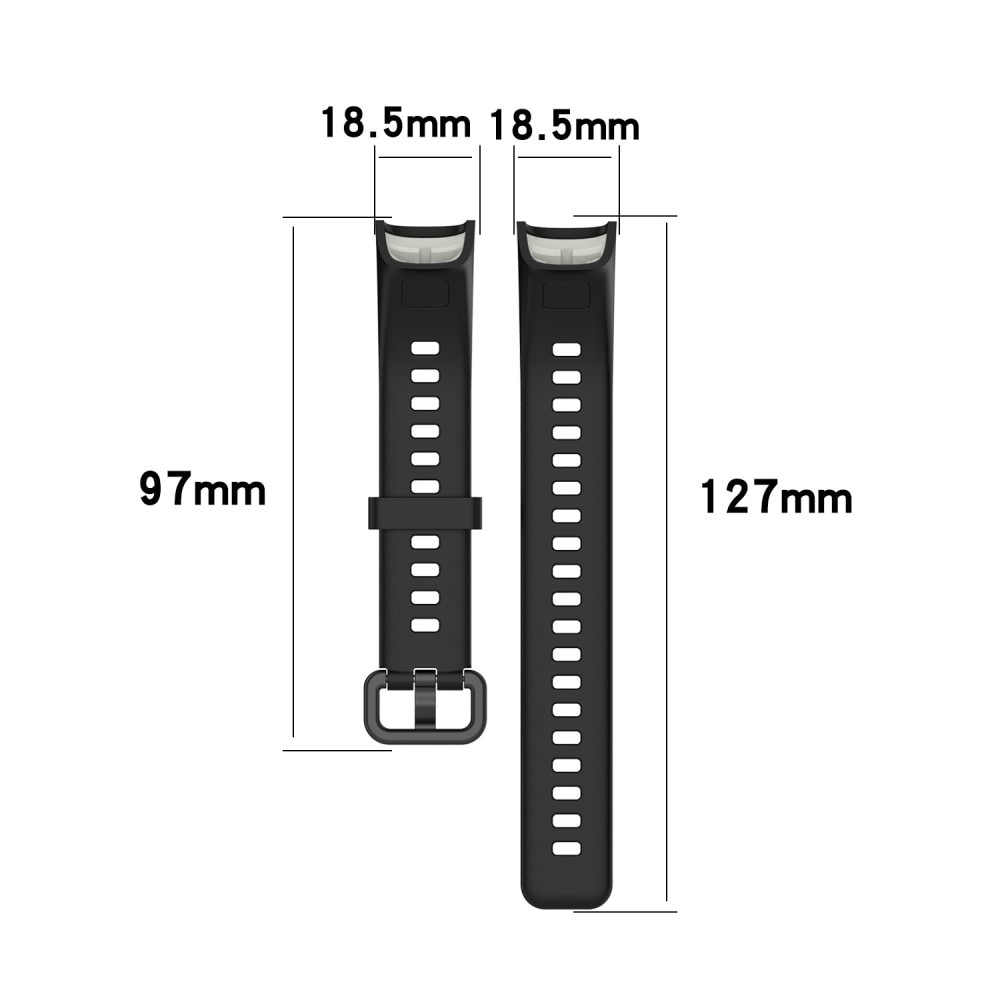 Bracelet en silicone pour Huawei Band 4, noir