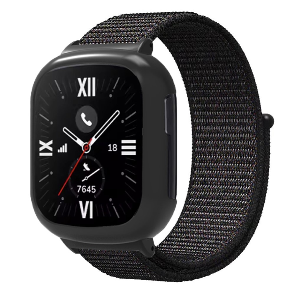 Bracelet en nylon Honor Watch 4, noir