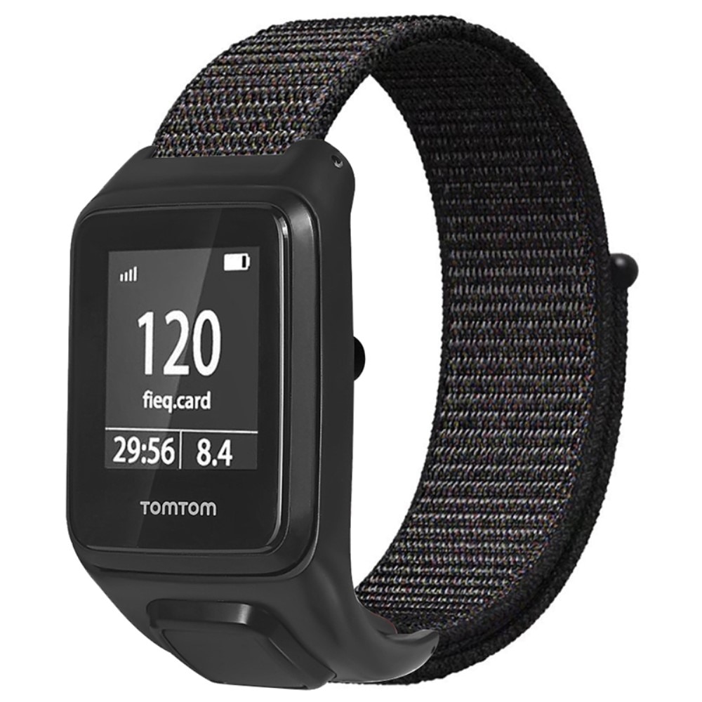 Bracelet en nylon TomTom Runner 2, noir