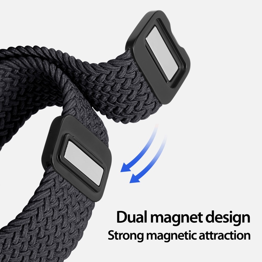 Bracelet en Nylon Woven Polar Vantage M, noir