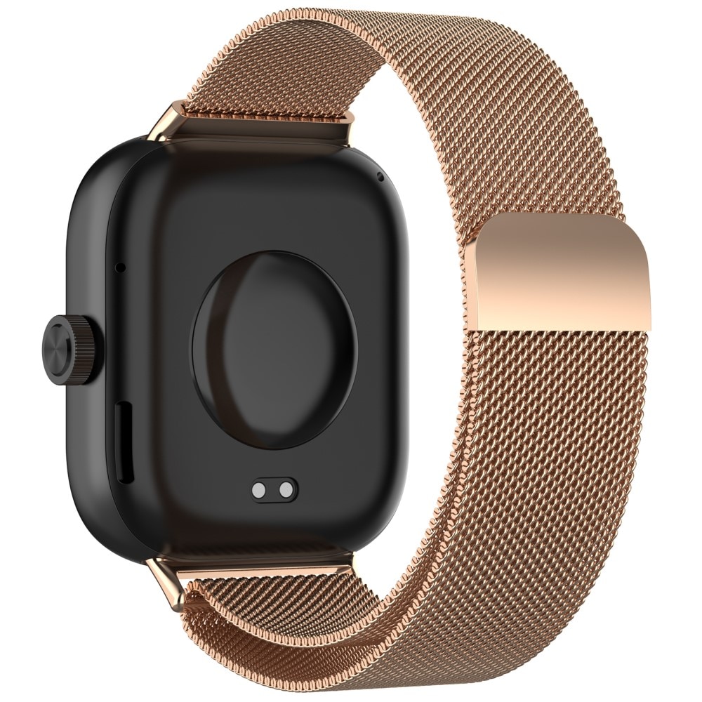 Bracelet milanais pour Xiaomi Redmi Watch 4, Or rose