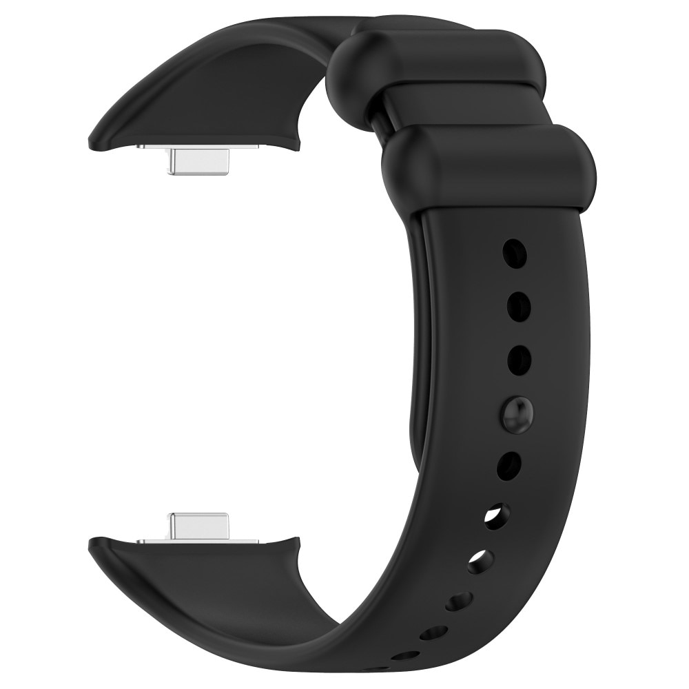 Bracelet en silicone pour Xiaomi Redmi Watch 4, Noir