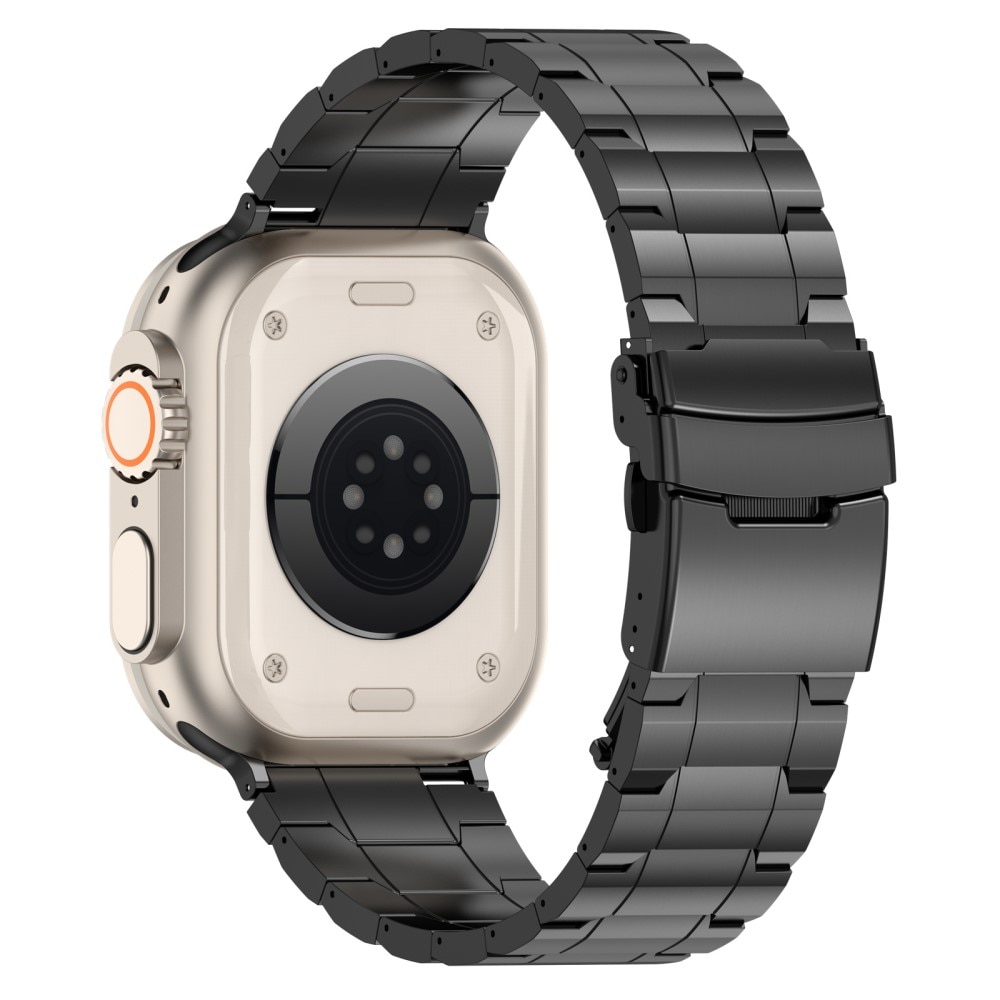 Elevate Bracelet en titane Apple Watch Ultra 49mm, noir