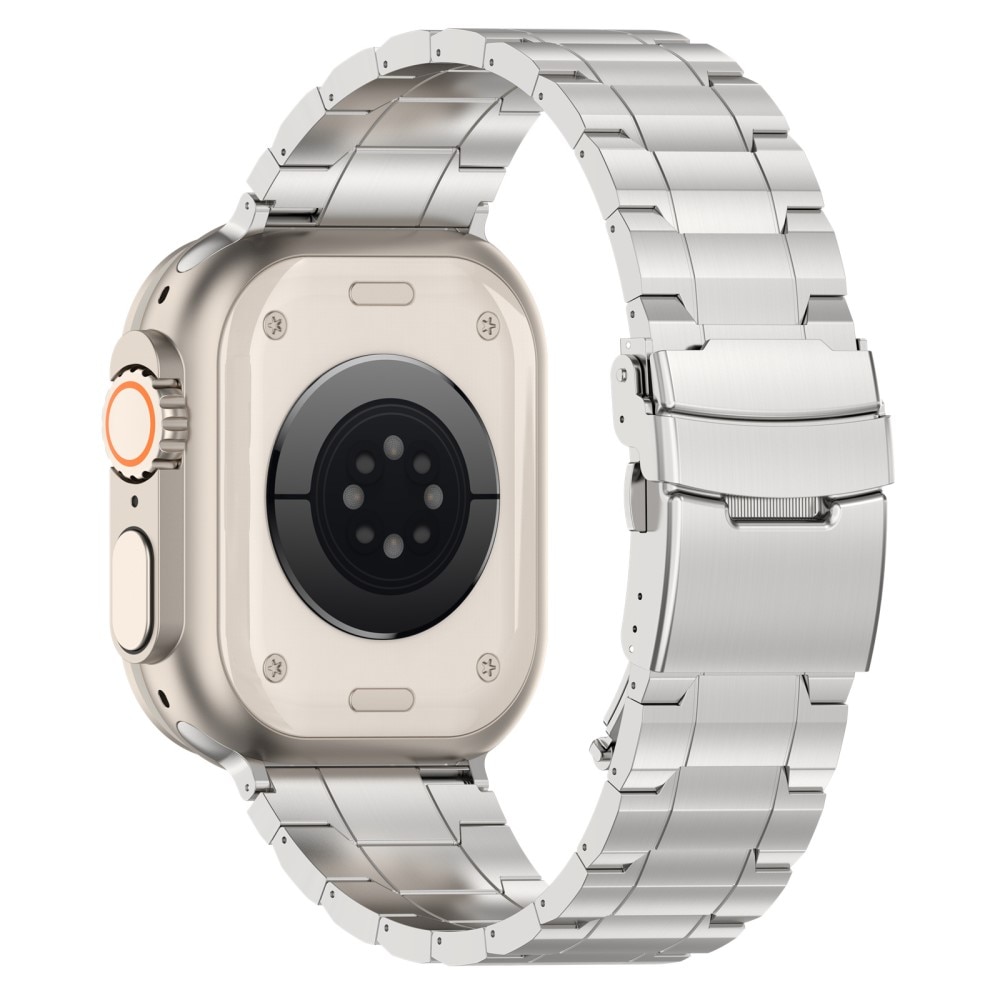 Elevate Bracelet en titane Apple Watch 44mm, argent