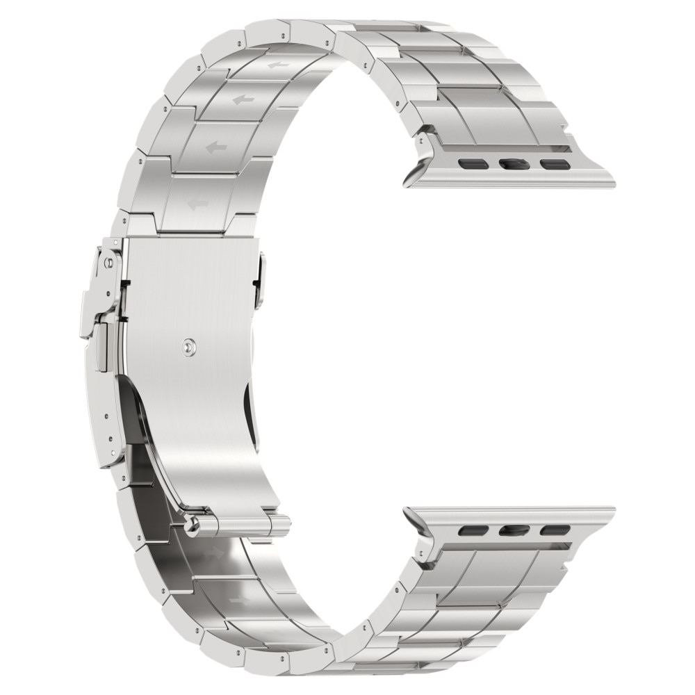 Elevate Bracelet en titane Apple Watch 45mm Series 8, argent