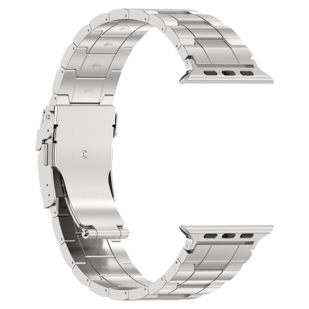 Elevate Bracelet en titane Apple Watch 45mm Series 8, argent