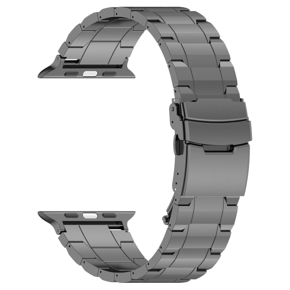 Elevate Bracelet en titane Apple Watch 41mm Series 7, gris