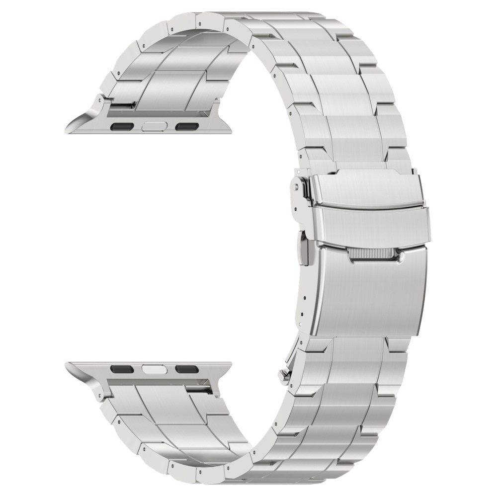 Elevate Bracelet en titane Apple Watch 41mm Series 7, argent