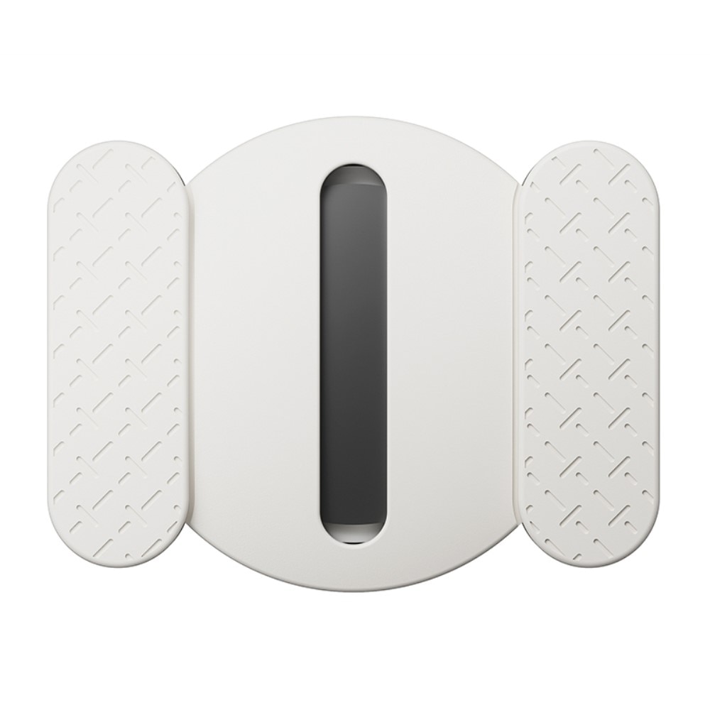 Coque magnétique en silicone Apple AirTag, blanc