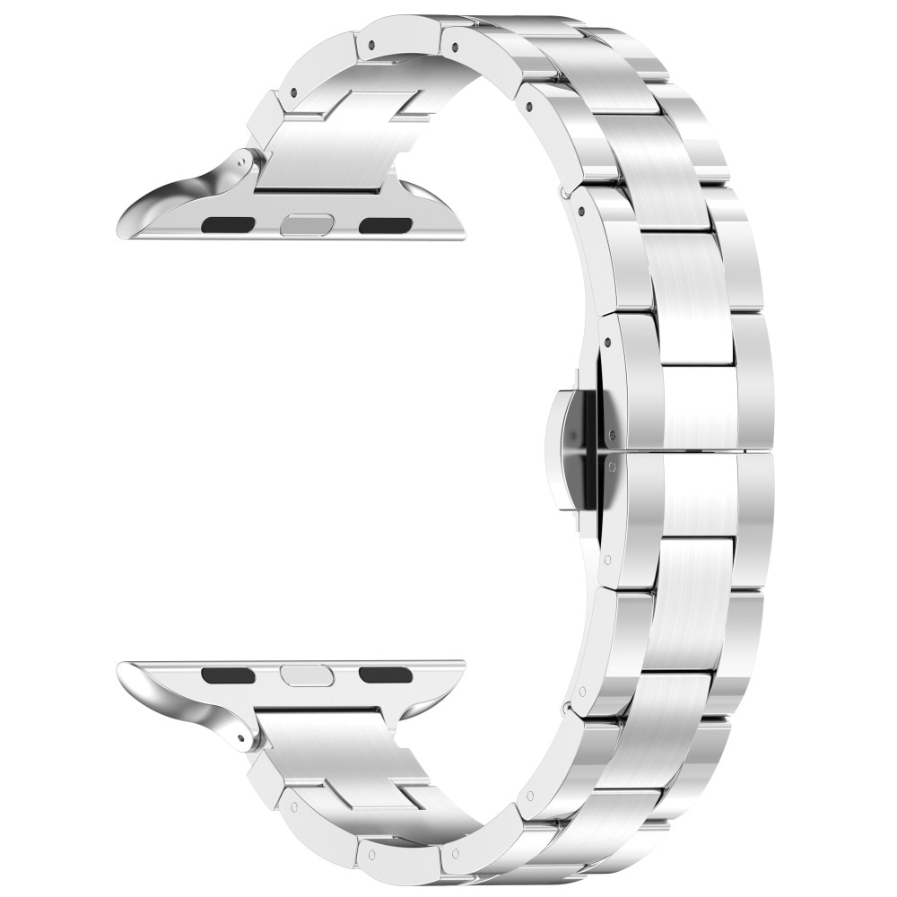 Slim Bracelet en titane Apple Watch SE 44mm, argent