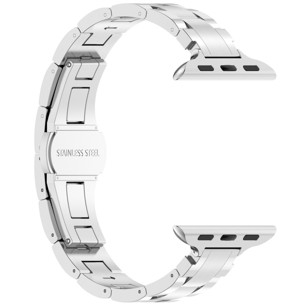 Slim Bracelet en titane Apple Watch SE 44mm, argent