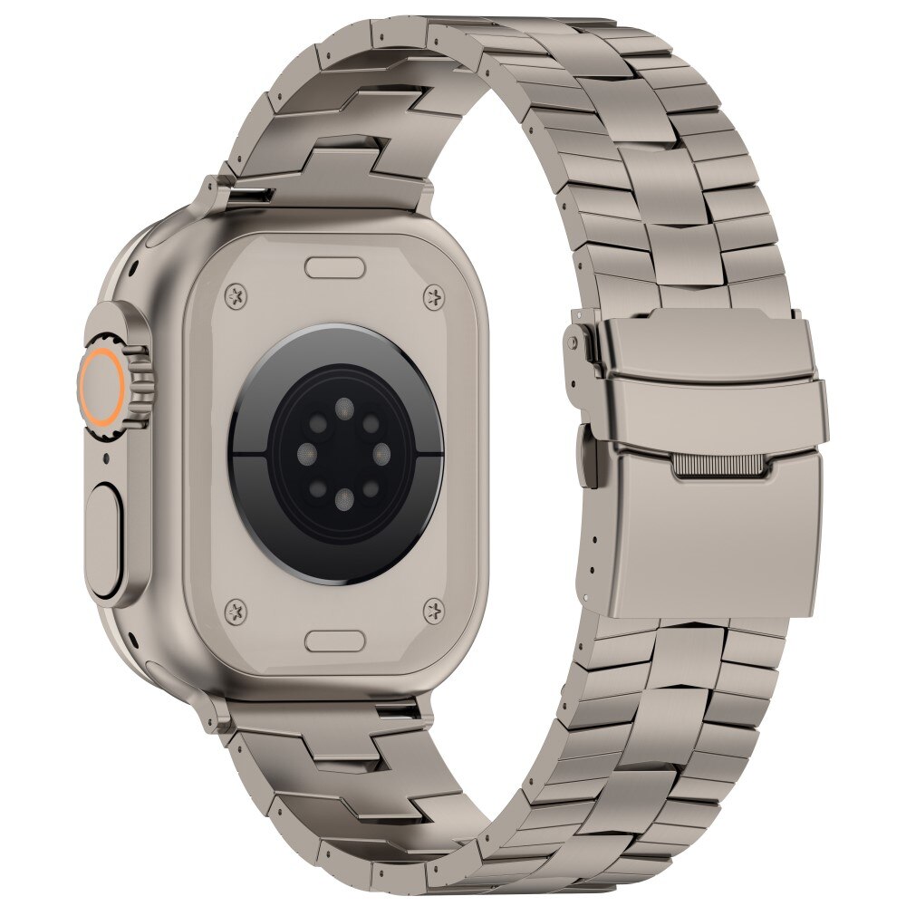 Race Bracelet en titane Apple Watch SE 40mm, gris