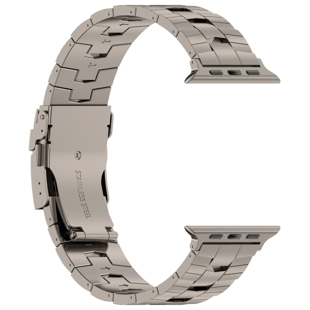 Race Bracelet en titane Apple Watch SE 40mm, gris