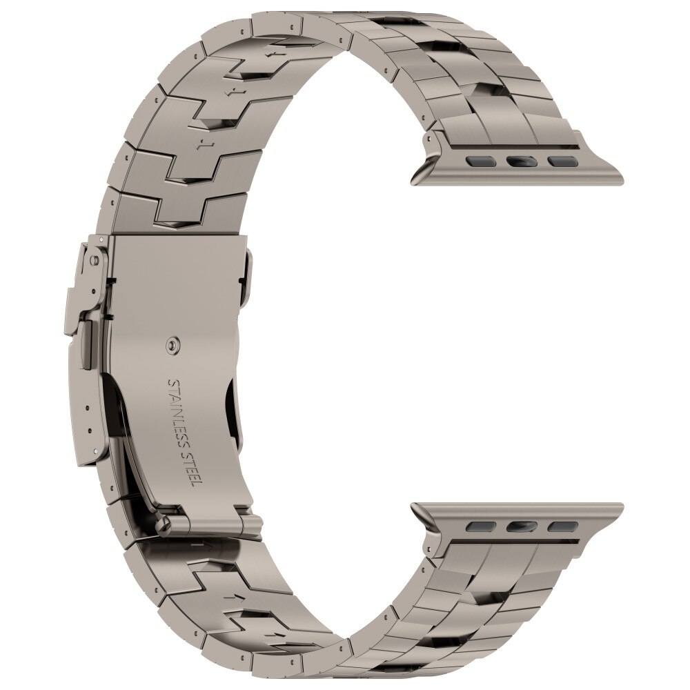 Race Bracelet en titane Apple Watch SE 40mm, gris