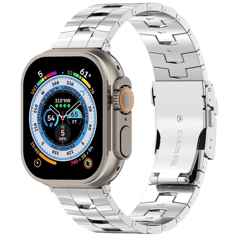 Race Bracelet en titane Apple Watch 41mm Series 8, argent