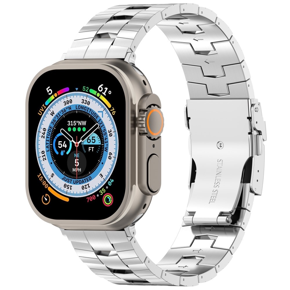 Race Bracelet en titane Apple Watch 42mm, argent
