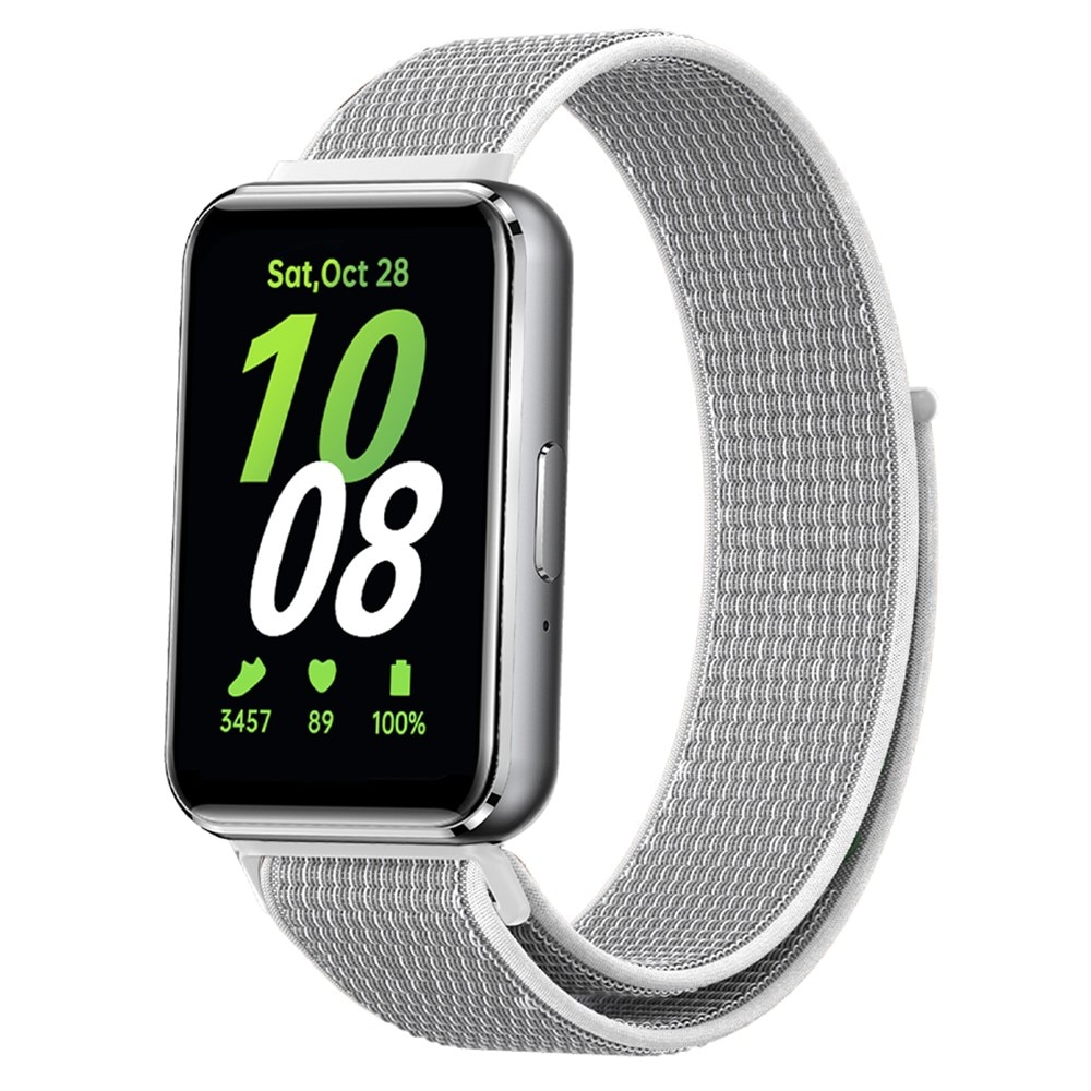 Bracelet en nylon Samsung Galaxy Fit 3, gris