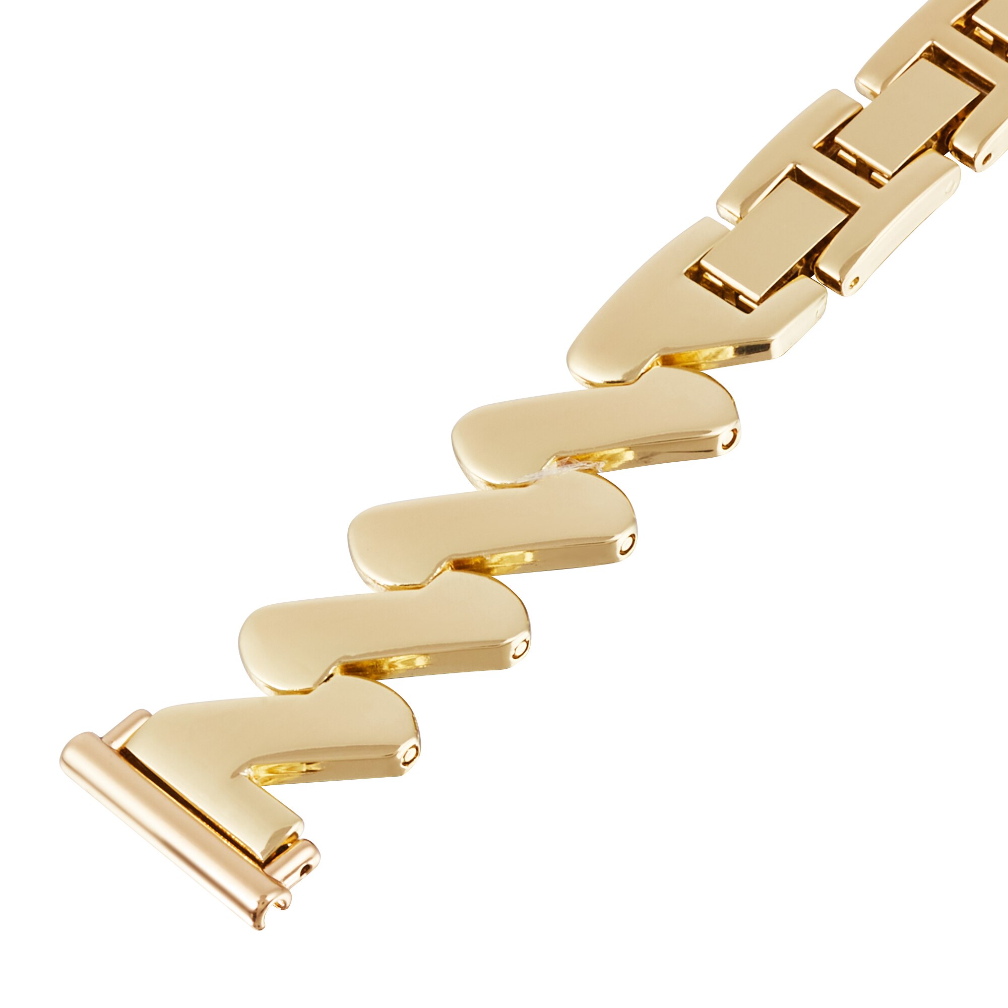 Bracelet en métal Ondulé Samsung Galaxy Watch 4 Classic 42mm, or