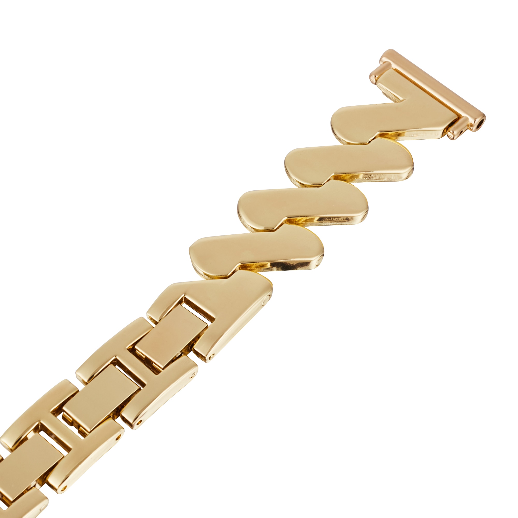 Bracelet en métal Ondulé Samsung Galaxy Watch 4 Classic 42mm, or