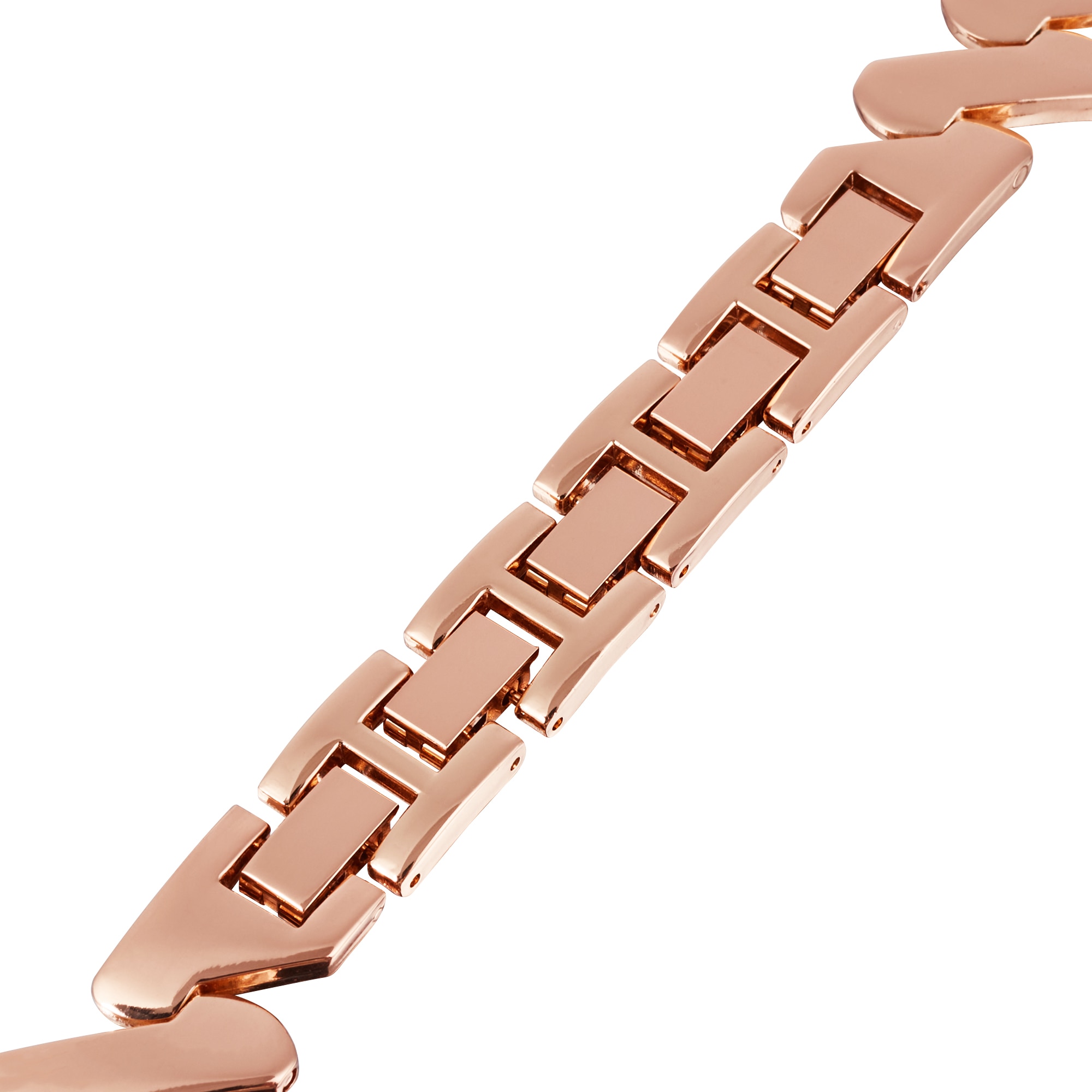 Bracelet en métal Ondulé Withings Steel HR 36mm, or rose