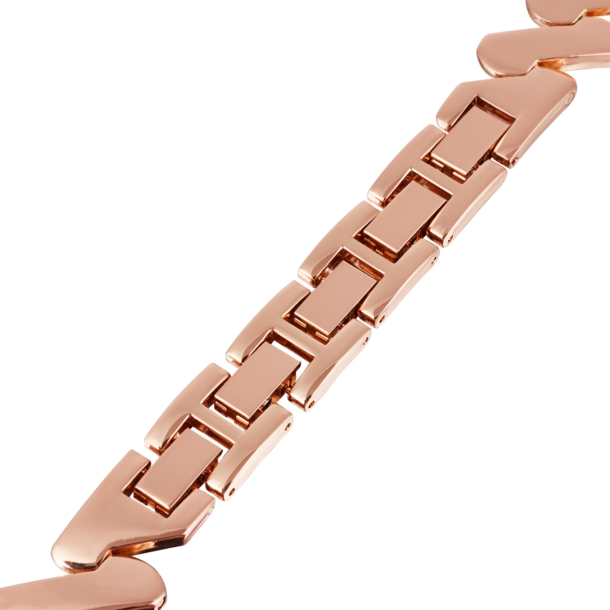 Bracelet en métal Ondulé Withings ScanWatch Light, or rose