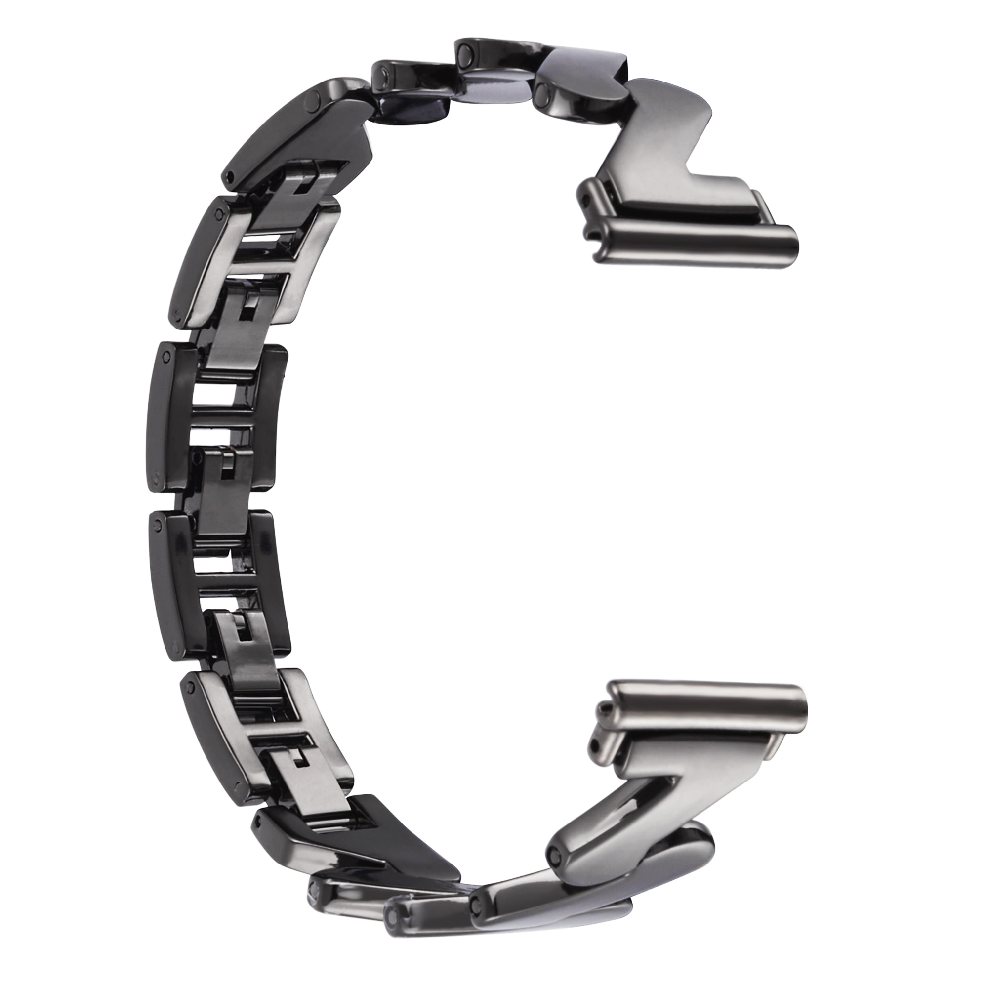 Bracelet en métal Ondulé Samsung Galaxy Watch 6 44mm, noir