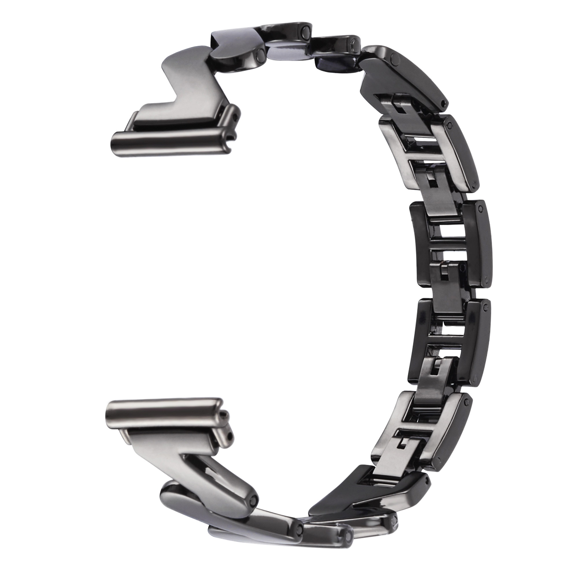 Bracelet en métal Ondulé Samsung Galaxy Watch 5 44mm, noir