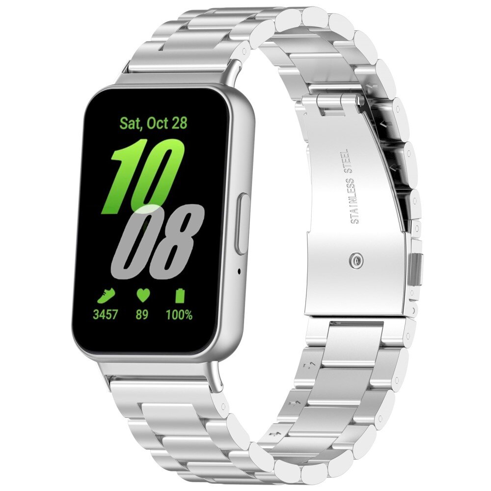 Bracelet en métal Samsung Galaxy Fit 3, argent