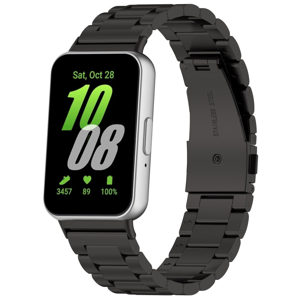 Bracelet en métal Samsung Galaxy Fit 3, noir