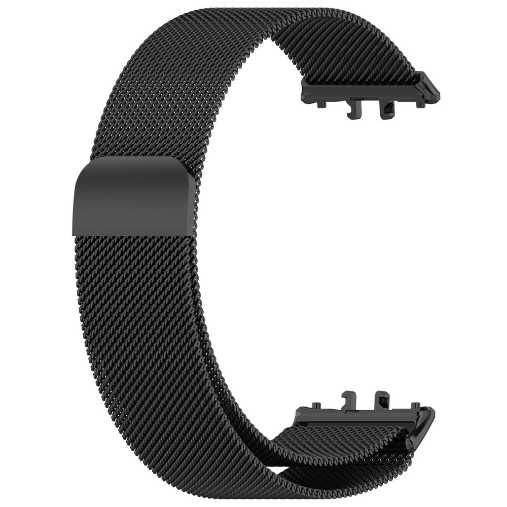 Bracelet milanais pour Samsung Galaxy Fit 3, Noir