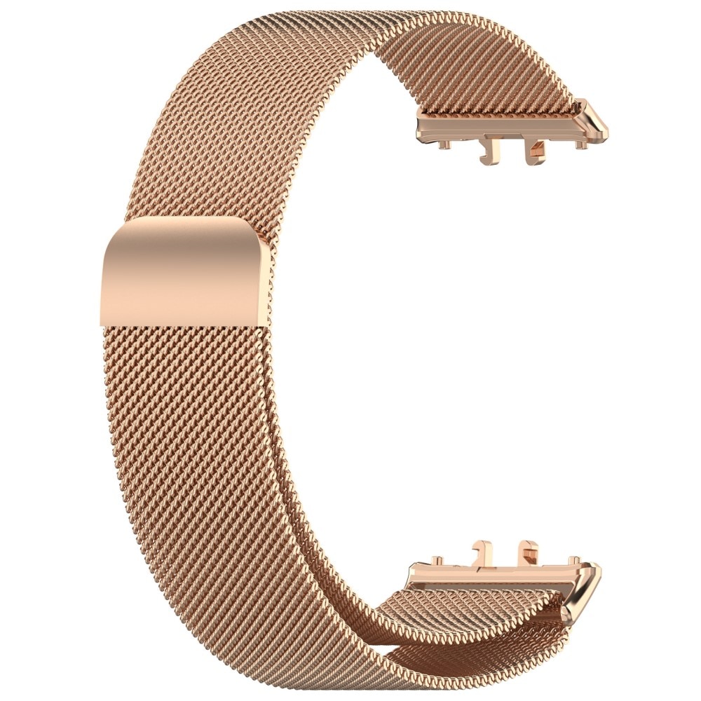 Bracelet milanais pour Samsung Galaxy Fit 3, or rose