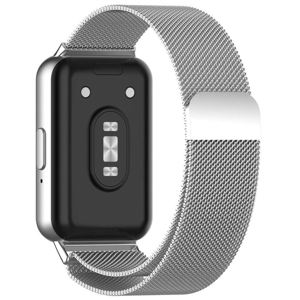 Bracelet milanais pour Samsung Galaxy Fit 3, Argent