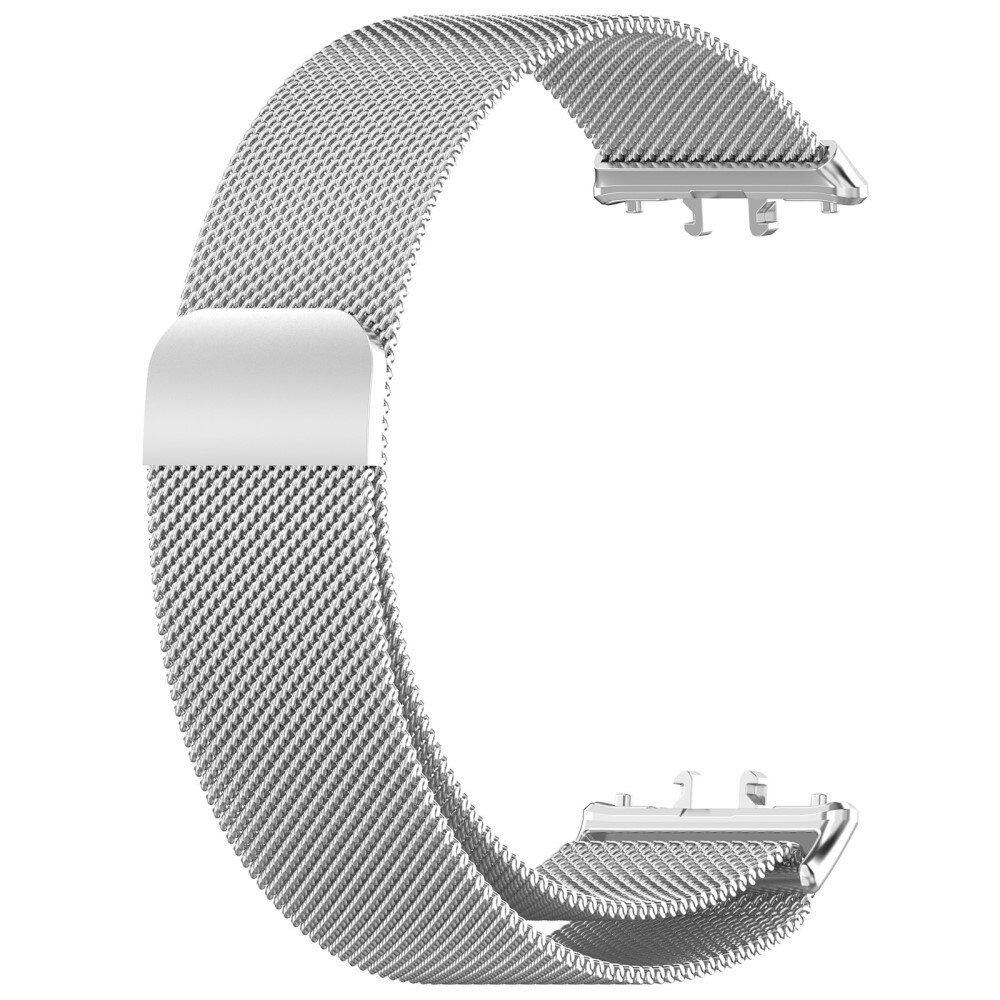 Bracelet milanais pour Samsung Galaxy Fit 3, Argent