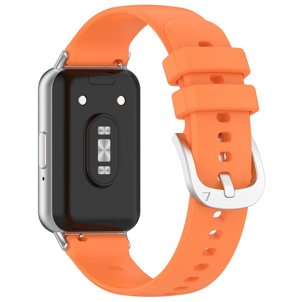 Bracelet en silicone pour Samsung Galaxy Fit 3, Orange