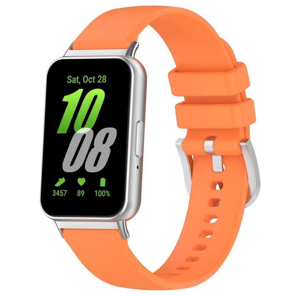 Bracelet en silicone pour Samsung Galaxy Fit 3, orange