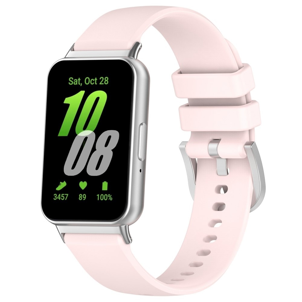 Bracelet en silicone pour Samsung Galaxy Fit 3, Rose