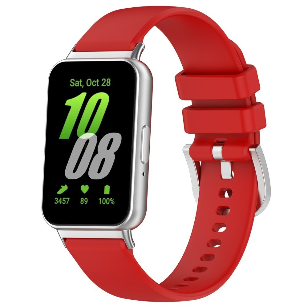 Bracelet en silicone pour Samsung Galaxy Fit 3, Rouge