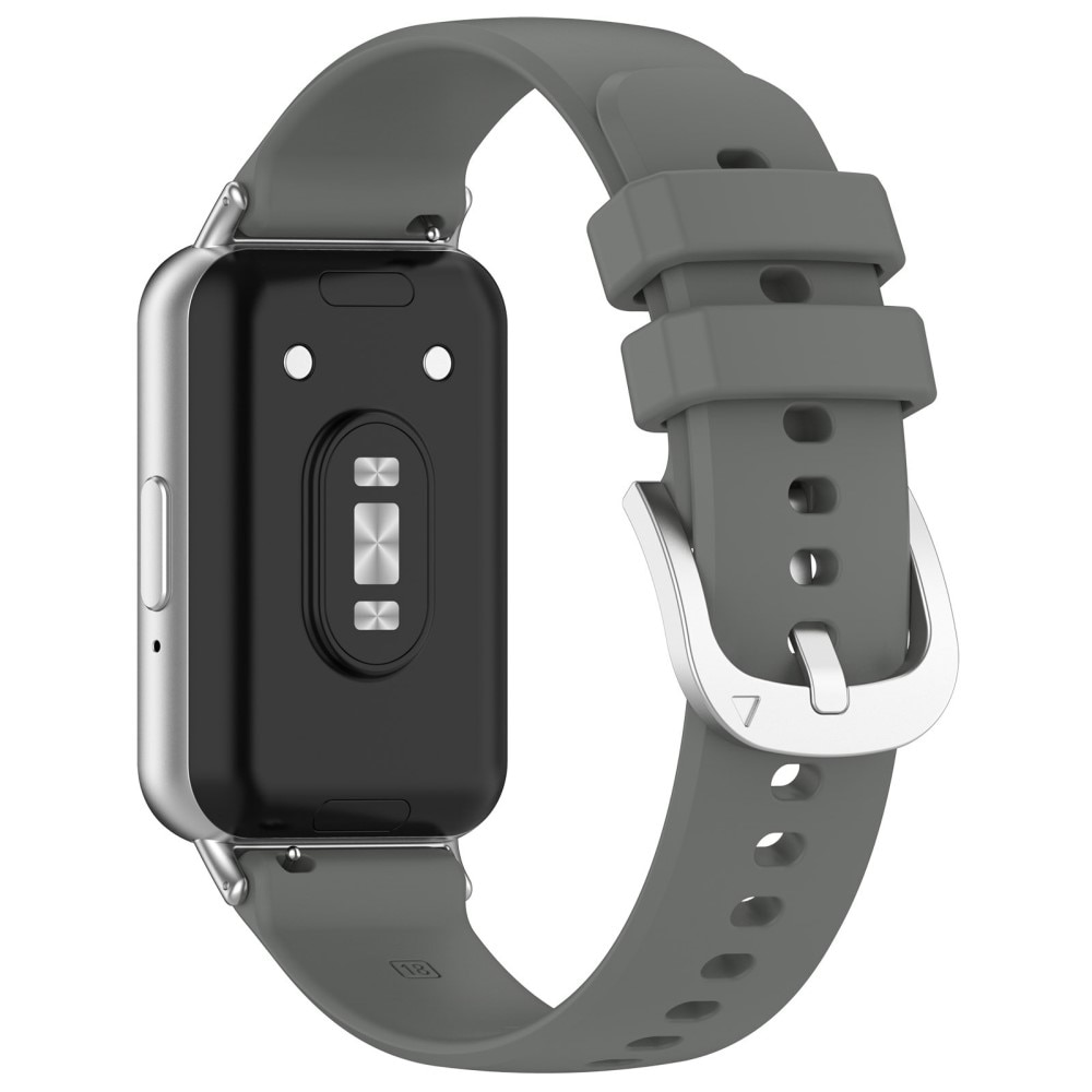 Bracelet en silicone pour Samsung Galaxy Fit 3, Gris foncé