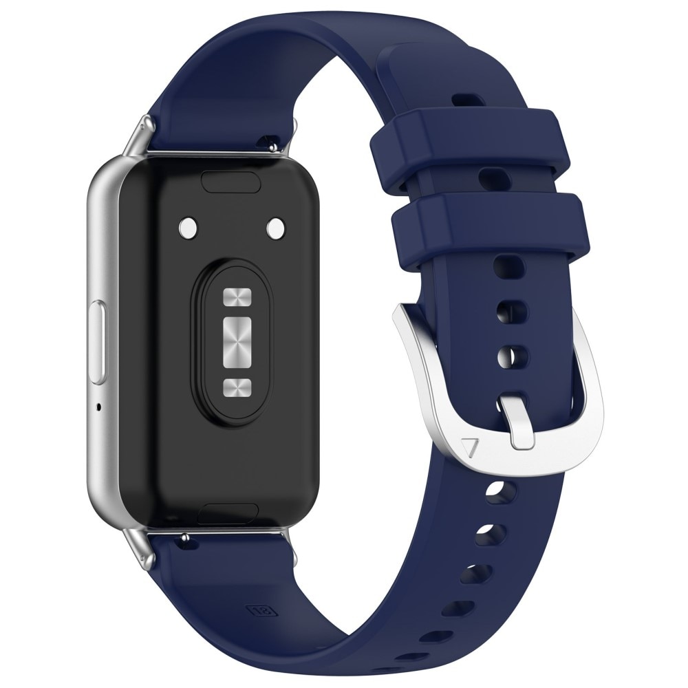 Bracelet en silicone pour Samsung Galaxy Fit 3, bleu foncé