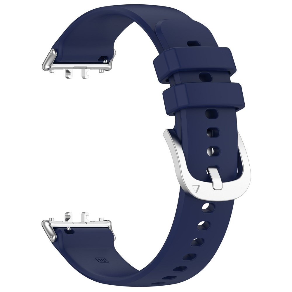 Bracelet en silicone pour Samsung Galaxy Fit 3, bleu foncé