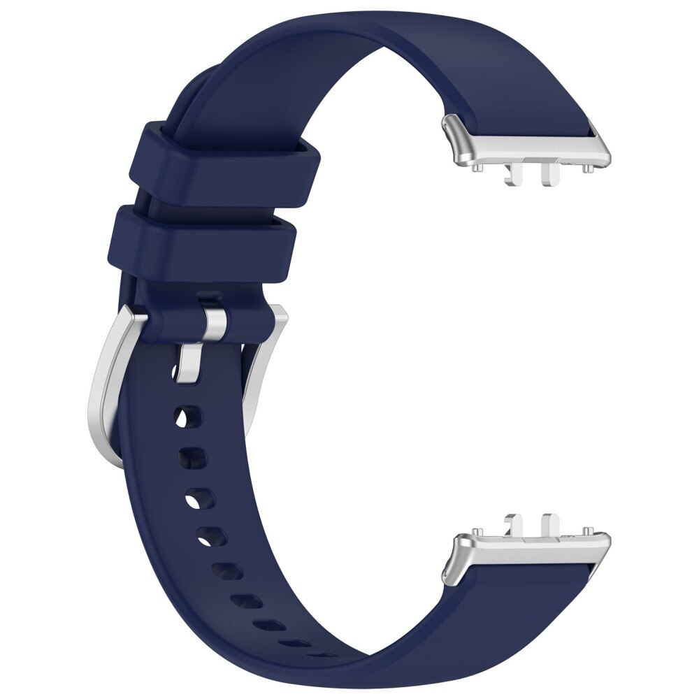 Bracelet en silicone pour Samsung Galaxy Fit 3, bleu foncé