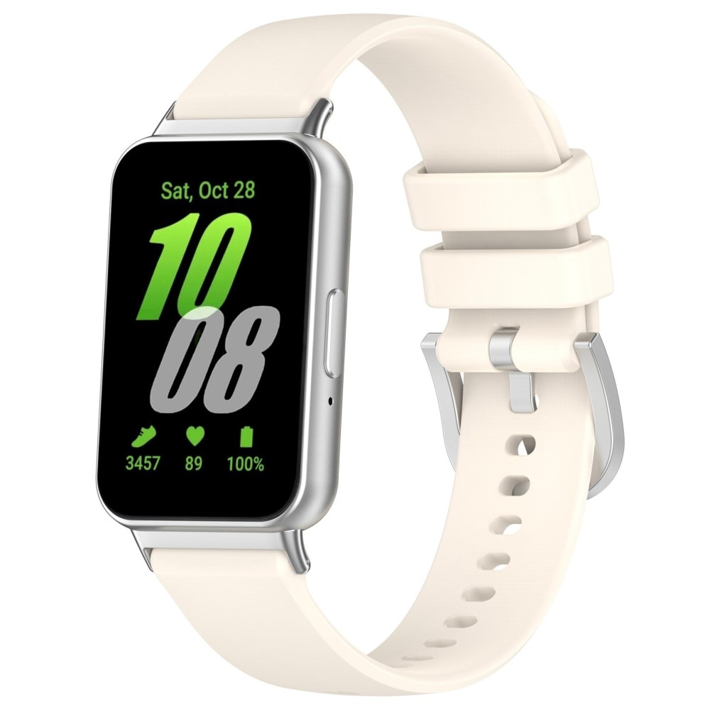 Bracelet en silicone pour Samsung Galaxy Fit 3, Beige