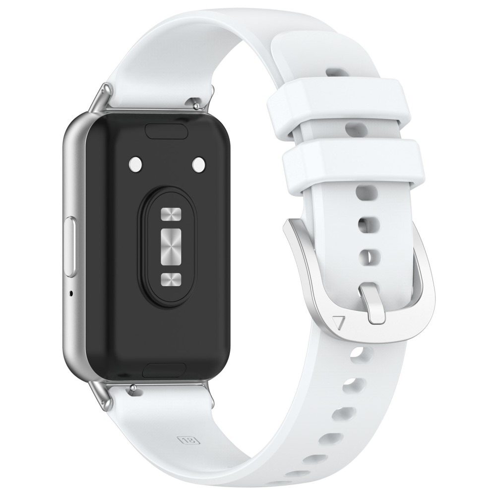 Bracelet en silicone pour Samsung Galaxy Fit 3, blanc