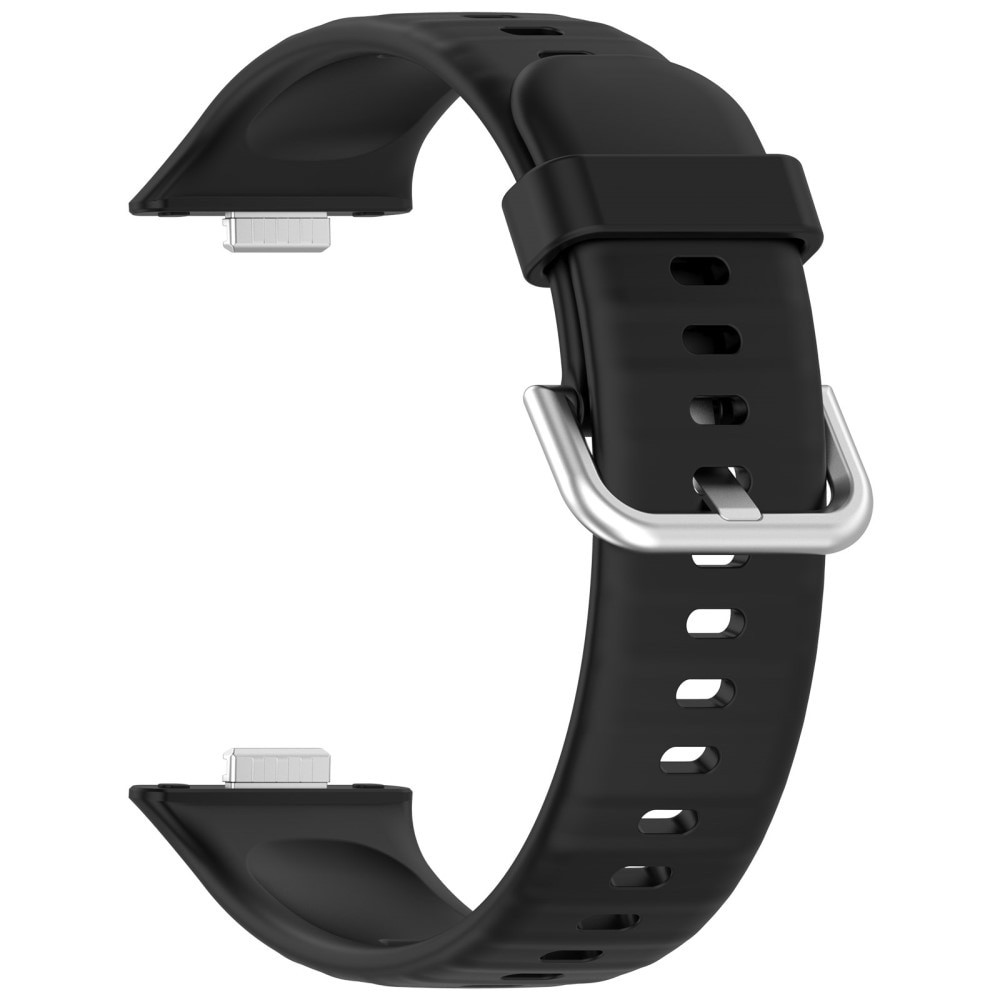 Bracelet en silicone pour Huawei Watch Fit 3, Noir