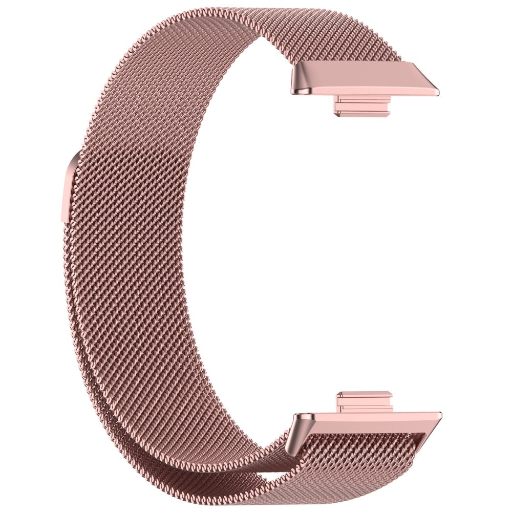 Bracelet milanais pour Huawei Watch Fit 4, Rose doré