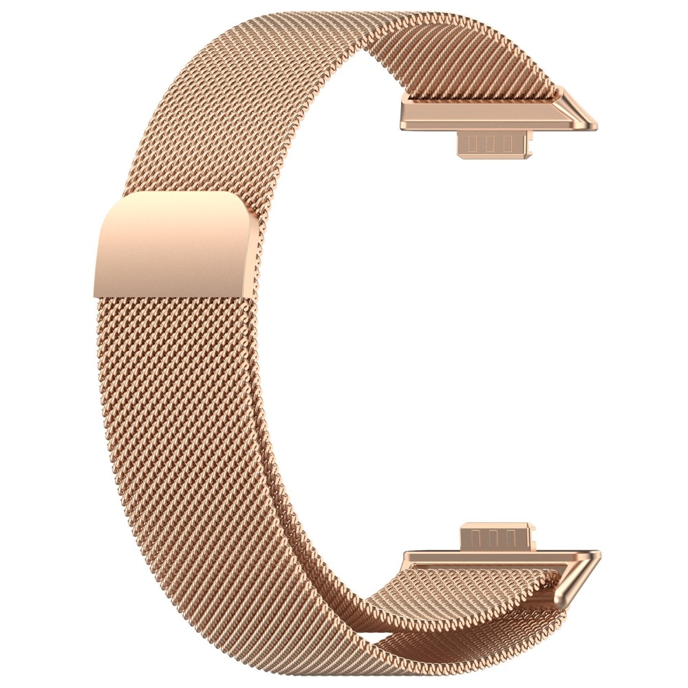 Bracelet milanais pour Huawei Watch Fit 4, Or rose