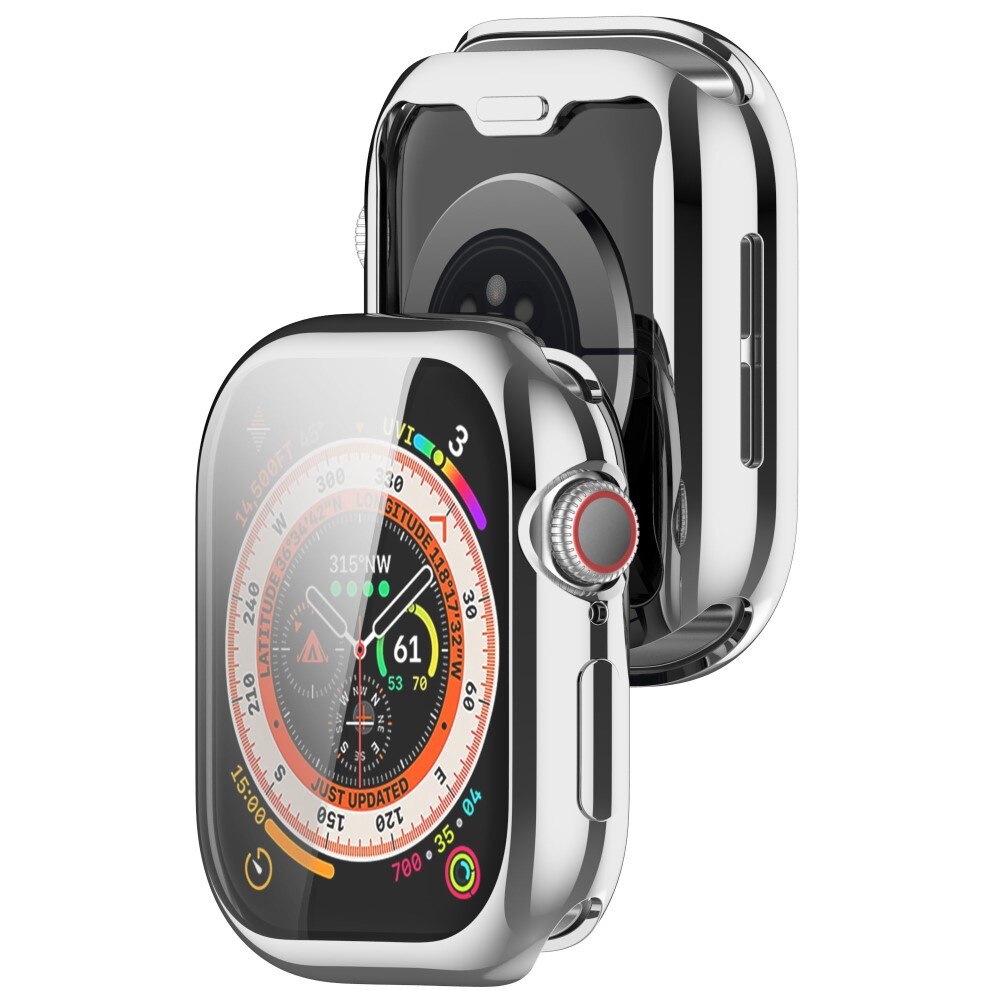 Coque Full Protection Apple Watch Series 10 46mm, argent