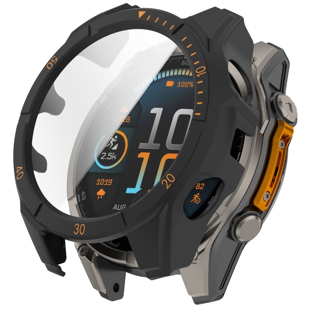 Full Cover CaseGarmin Fenix 8 Solar 51mm, Noir