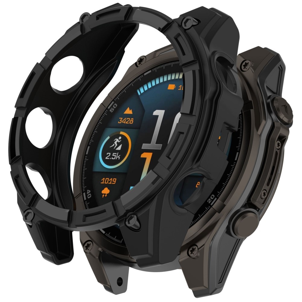 Coque TPU Garmin Tactix 8 51mm, noir